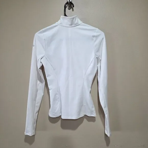 ✨ Alo Yoga Alosoft 1/2 Zip Rapid Pullover – White – Excellent Condition XS - Picture 3 of 8